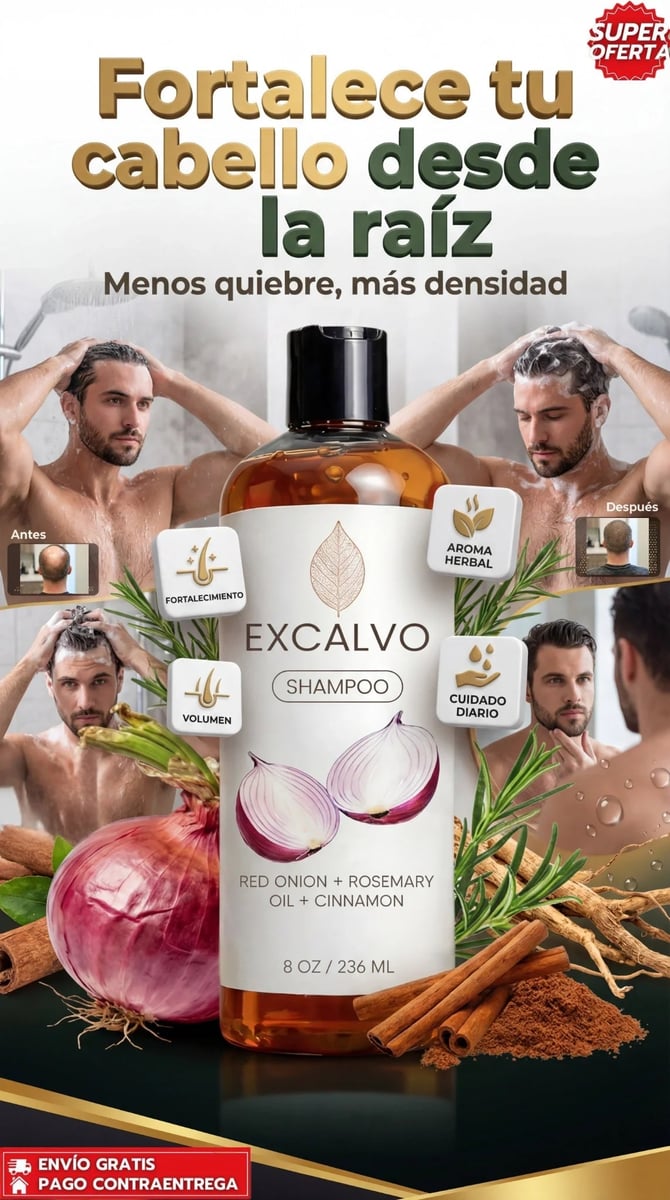 Crece Tu Cabello Naturalmente De Nuevo O Te Regresamos Tu Dinero + ENVÍO GRATIS 🎁