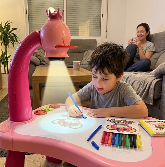 Mesa de Dibujo: Horas de Diversión y Creatividad sin Pantallas.
