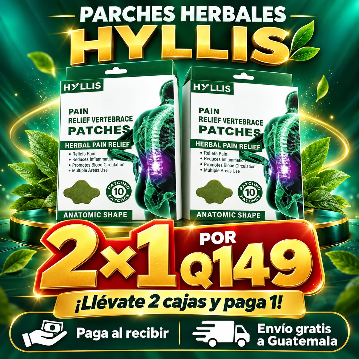 🌿 PARCHES HYLLIS: ALIVIO LOCALIZADO JUSTO DONDE MÁS LO NECESITAS 🎯💚+ENVIO GRATIS