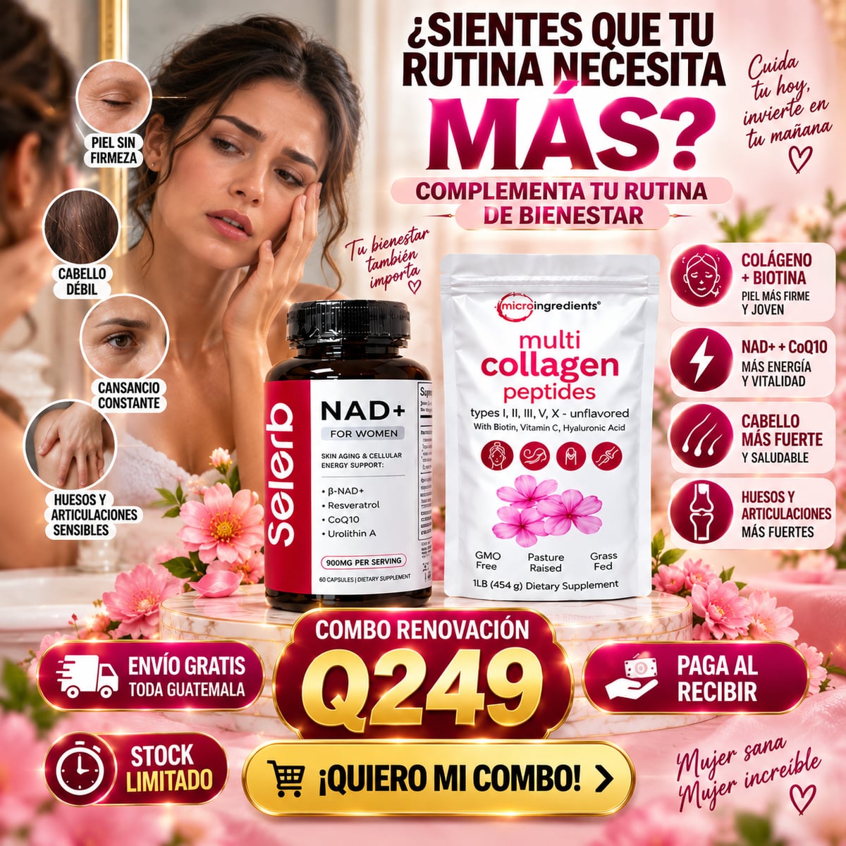 🔥 COMBO RENOVACIÓN FEMENINA + ENVÍO GRATIS