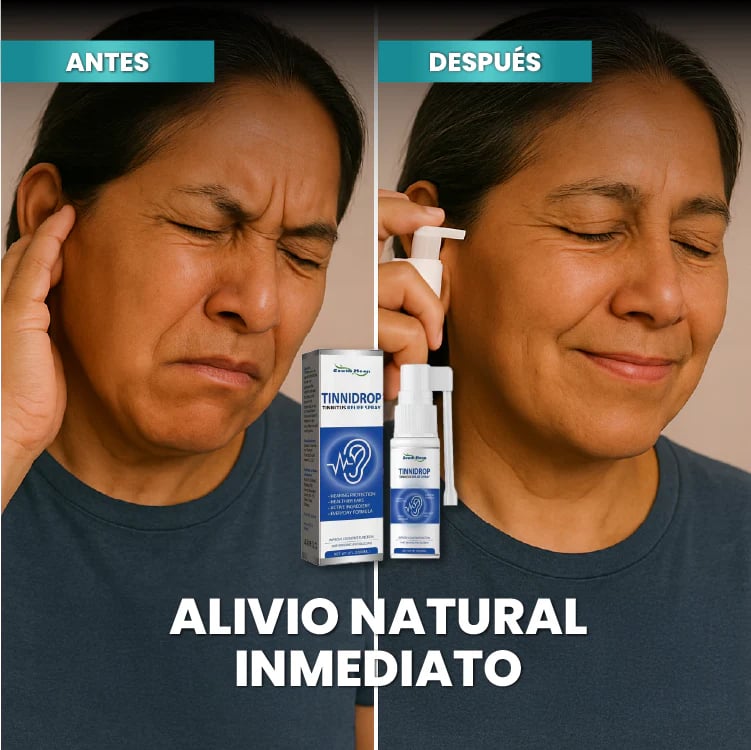 Tinnidrop Spray® - Alivio Garantizado para la Tinnitus.