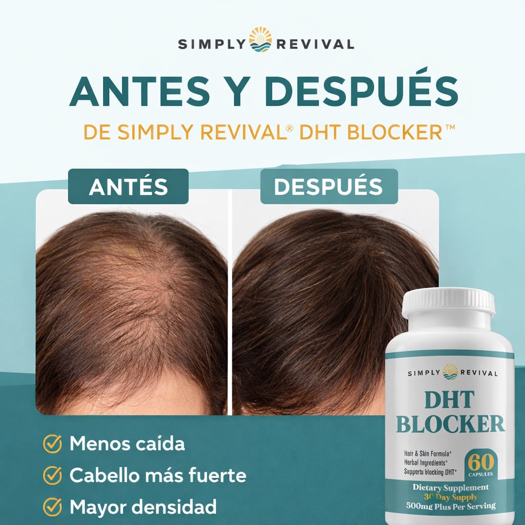 2X1 DHT Blocker™ Bloqueador Herbal de DHT para el Crecimiento y Fortalecimiento Capilar+ ENVIO GRATIS 🎁