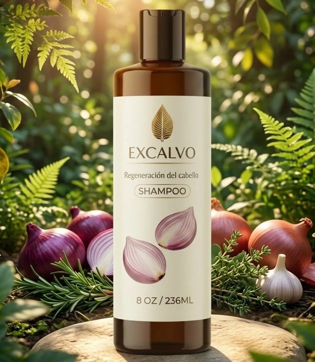 Shampoo Excalvo: Tratamiento capilar artesanal diseñado para hombres- Resultados en 45 Dias