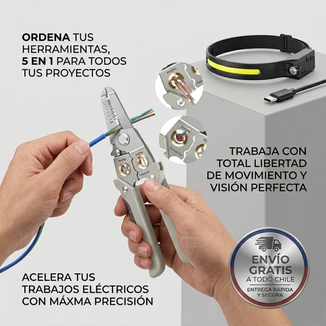 Pelacables Pro Herramienta Compacta Todo + Envío Gratis