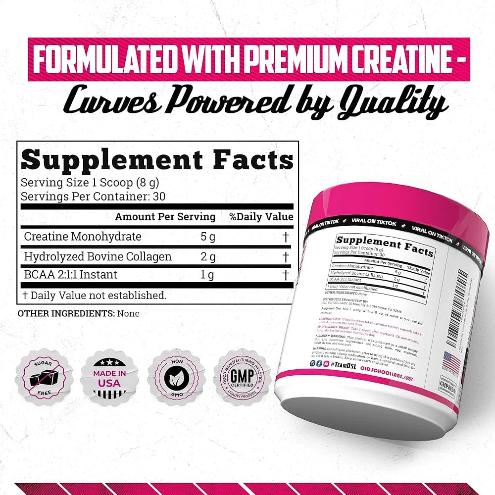 CREATINE MONOHYDRATADA🍑 3 EN 1 (+COLAGENO) + ENVIO GRATIS 🎁
