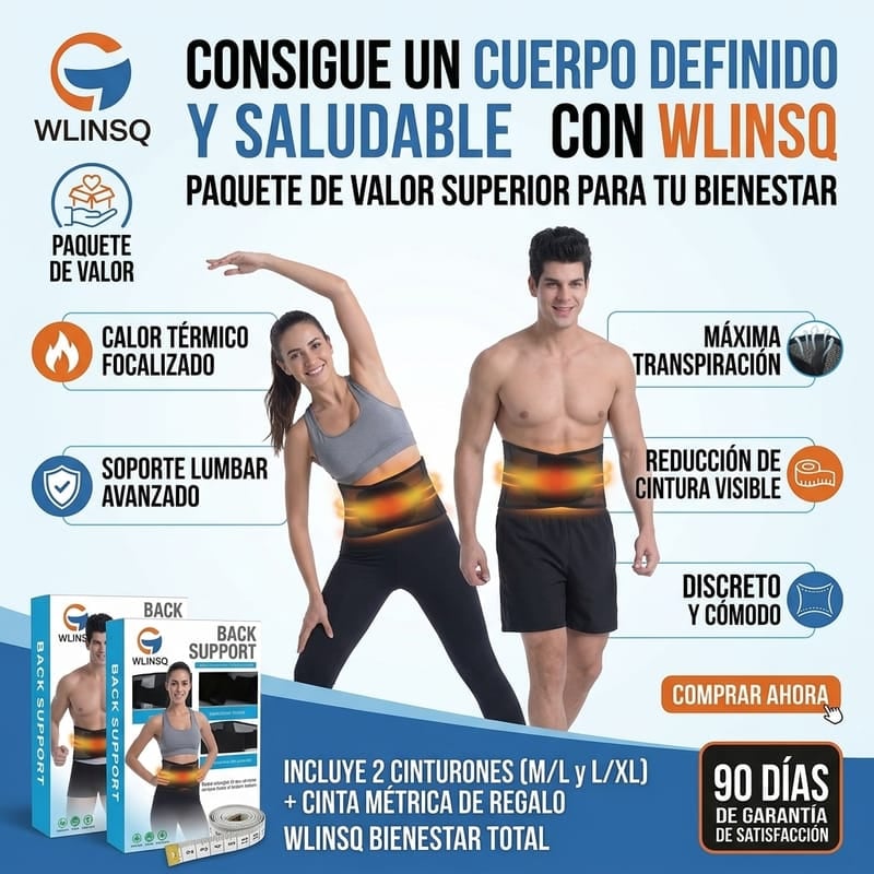 CINTURÓN TÉRMICO CON TRANSPIRACIÓN - UNISEX + ENVIO GRATIS