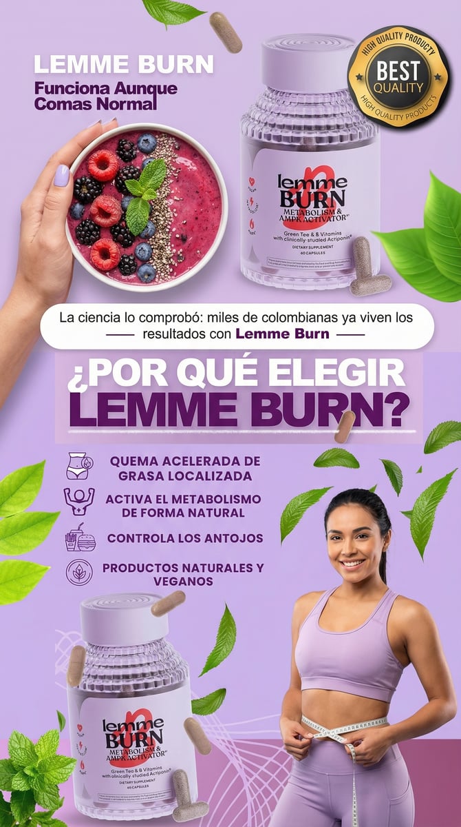 LEMME BURN - Quemador De Grasa+Envio gratis