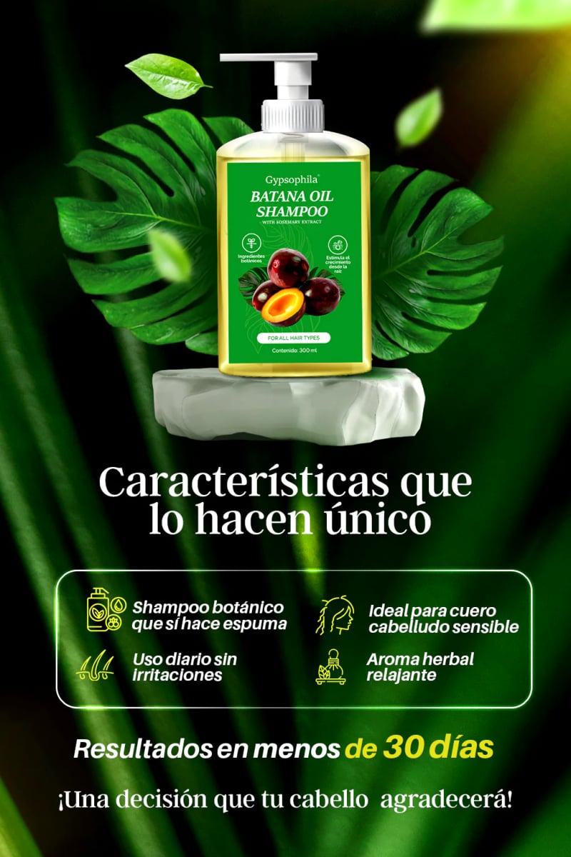 SHAMPOO DE BATANA OIL Y ROMERO
