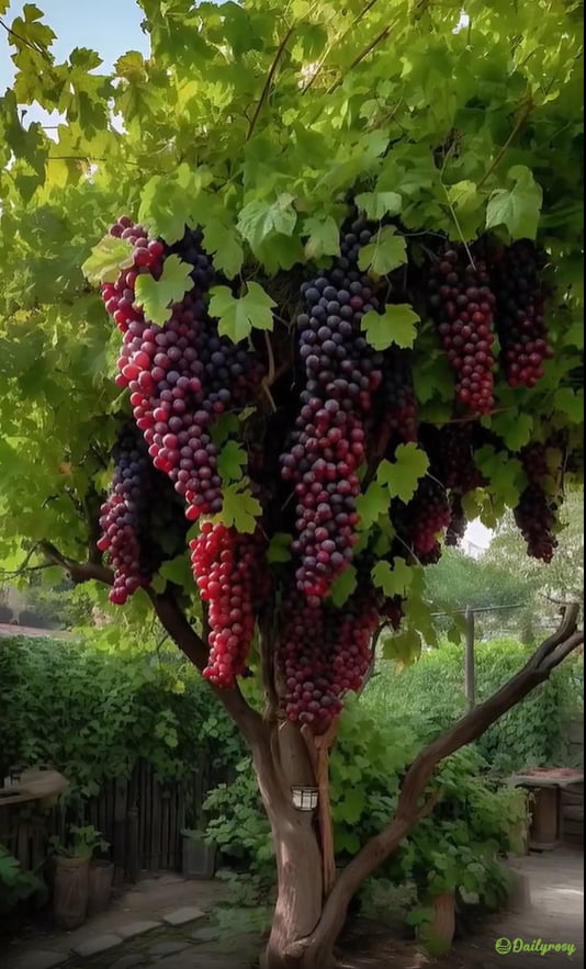 🍇🌿 Uvas gigantes sin semillas – grandes, jugosas y deliciosas 🔥200 semillas