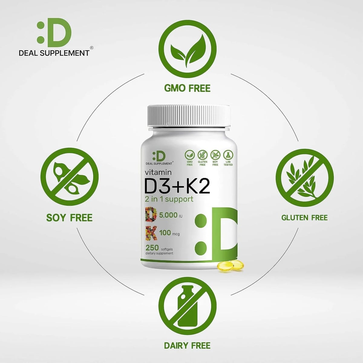 Suplemento de vitamina D3K2 SUPER OFERTA !!✅ 👩🏻‍⚕️