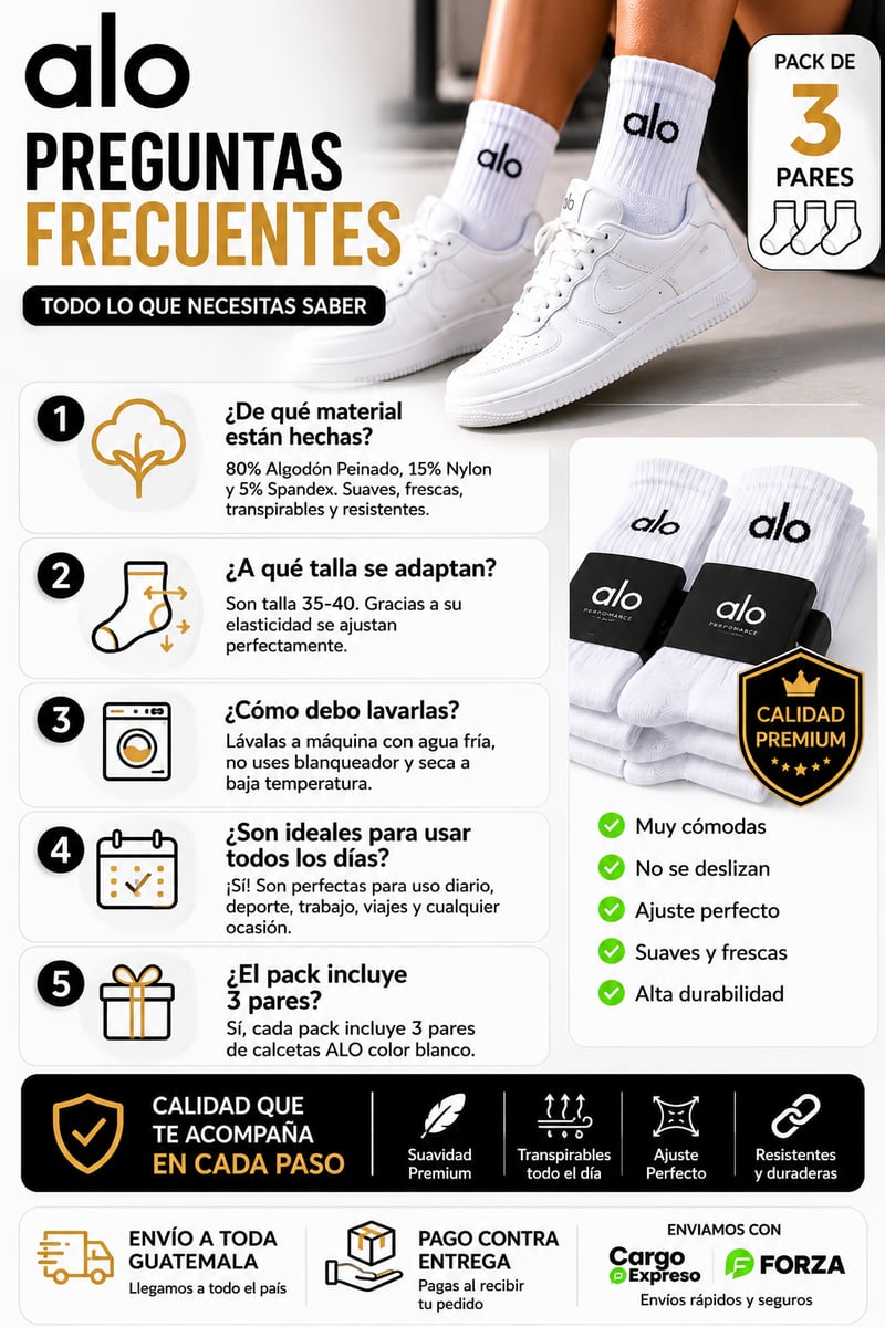 Alo Calcetas Premium + ENVIO GRATIS