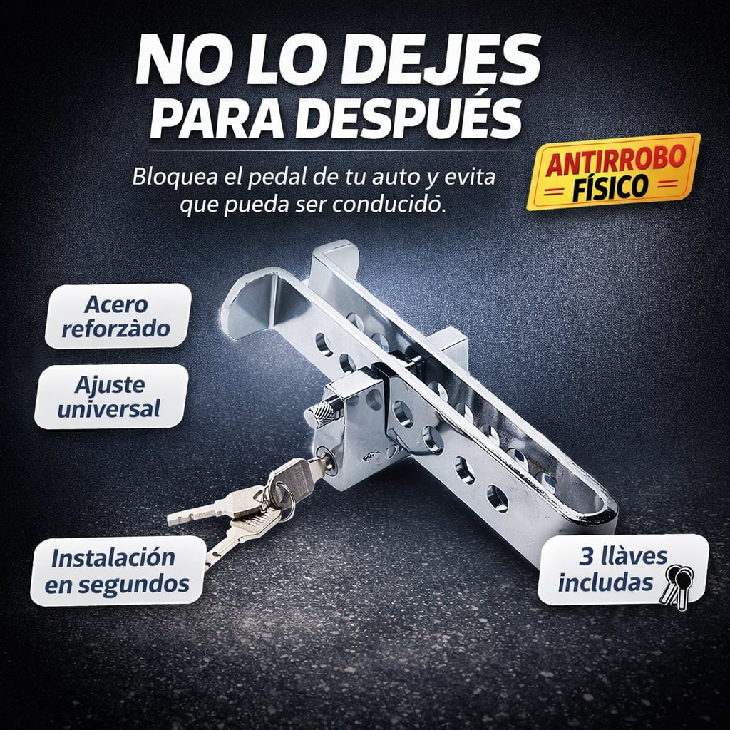š TRABA PEDAL⢠ā El seguro que tu auto necesita