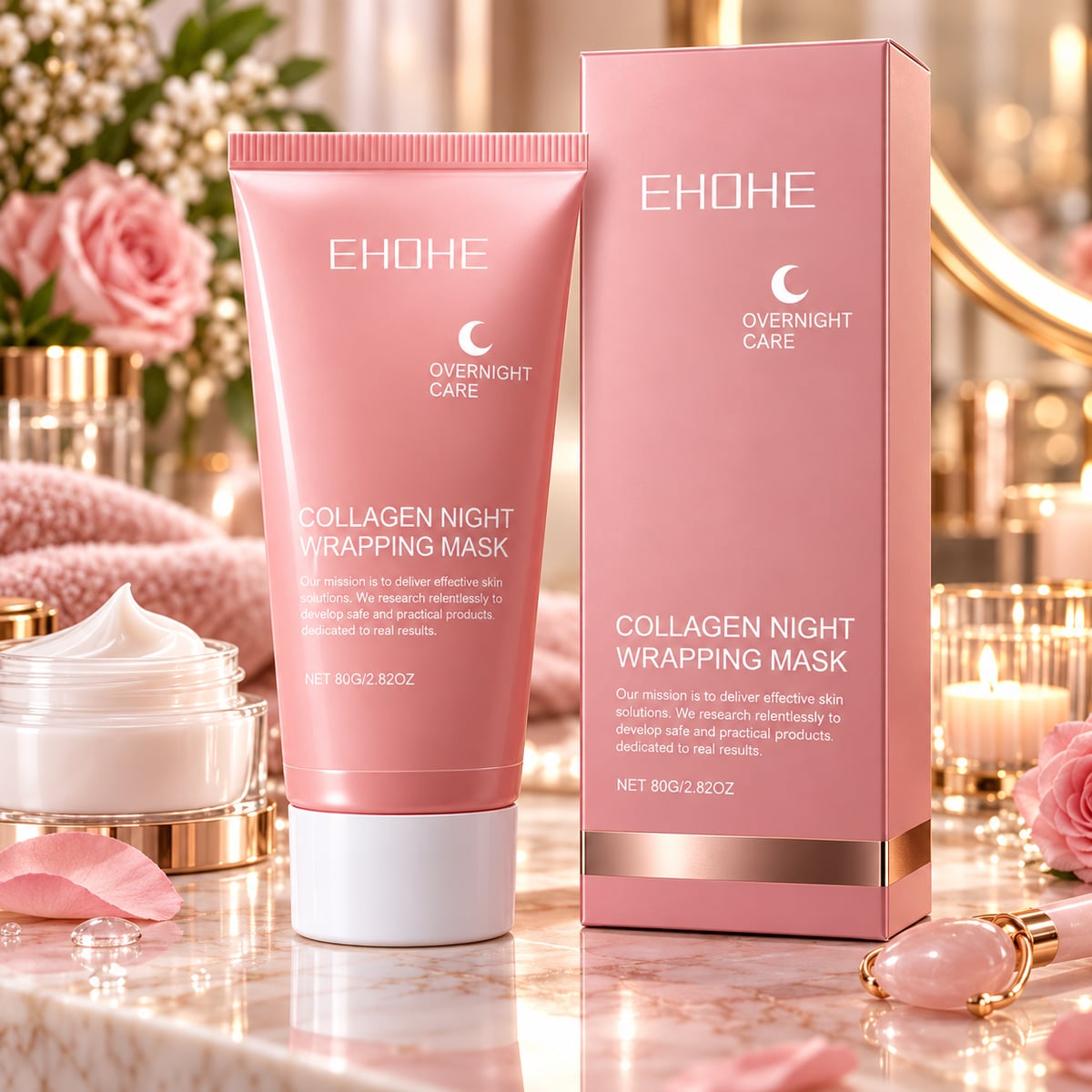 🌙💎Mascarilla Nocturna de Colágeno. 💎💧 Dale a Tu Rutina Nocturna un Toque de Colágeno, Hidratación y Cuidado