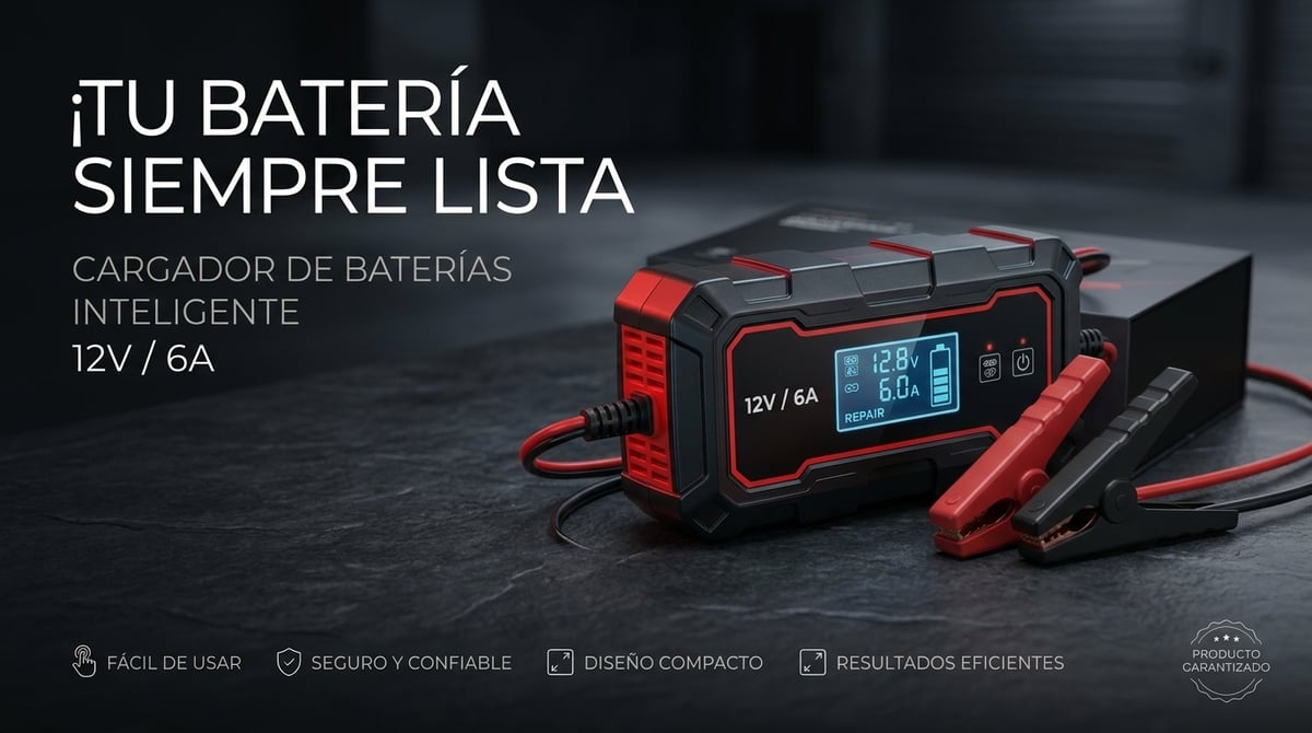 CARGADOR DE BATERIA , TU MEJOR SOLUCION 