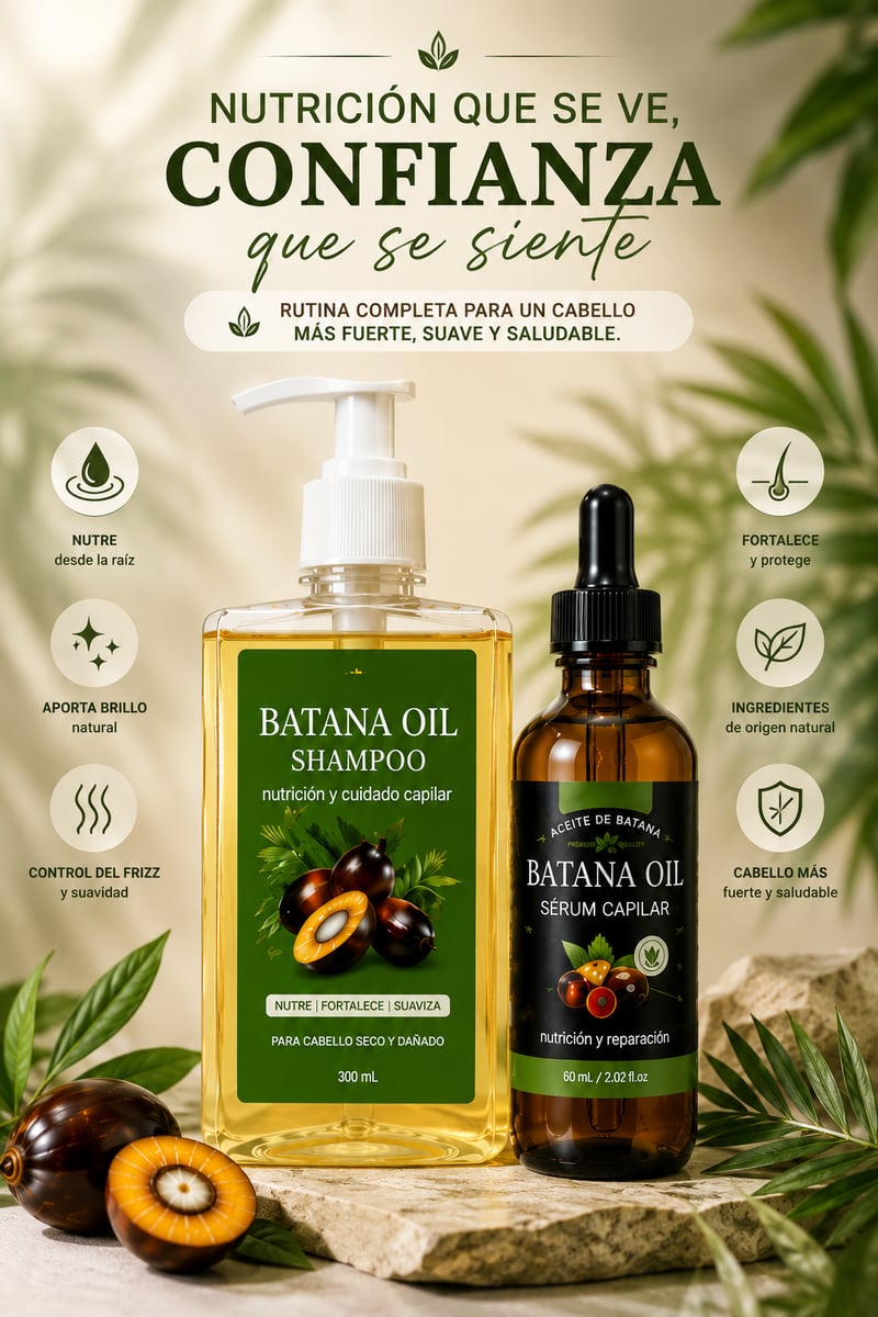 COMBO BATANA| ¡Revive y Fortalece tu Cabello! 🌿
