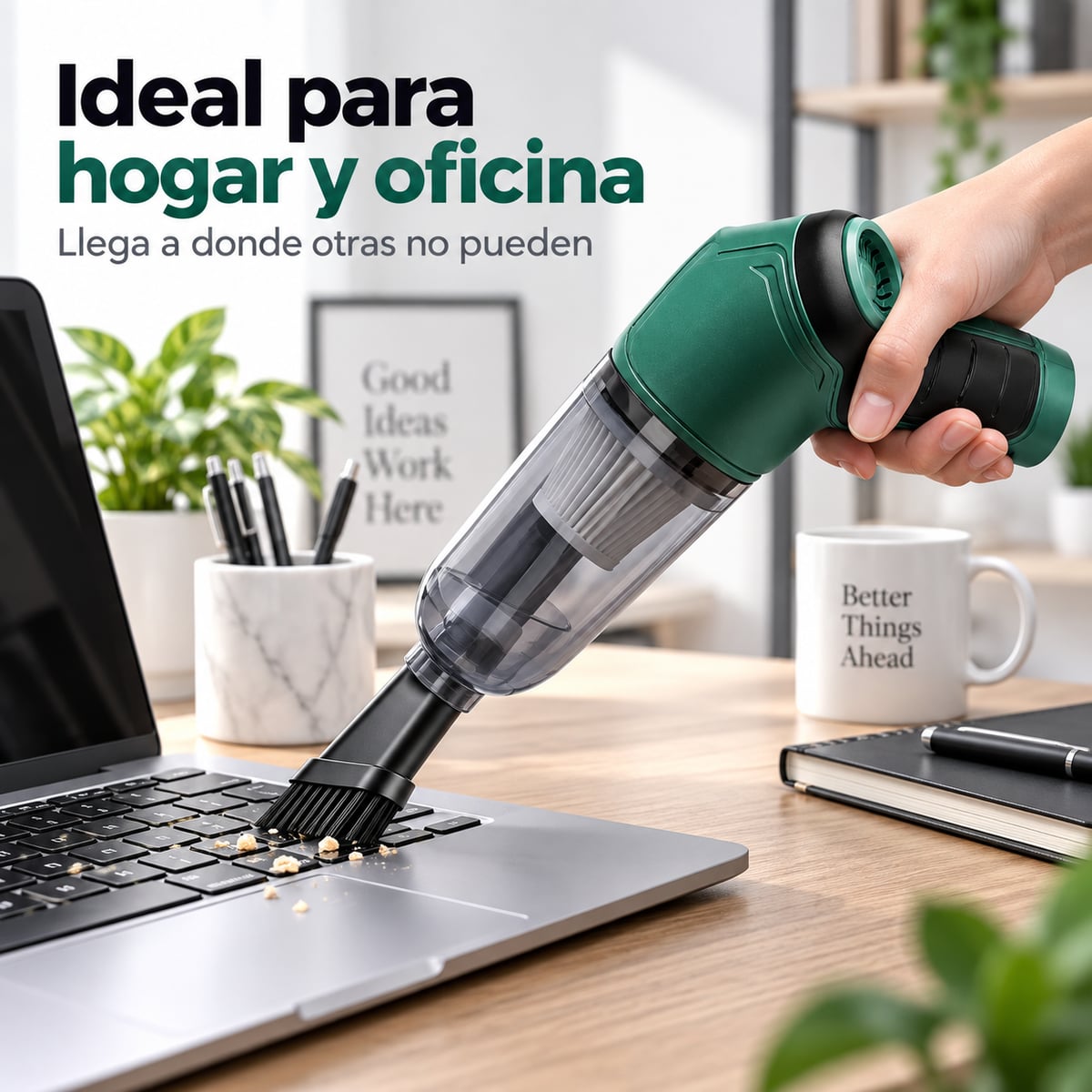 Aspiradora Portátil 3 en 1 – Auto, Hogar y Oficina