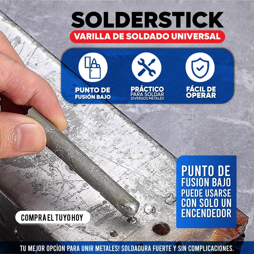 Solderstick - Varillas de soldadura universal de baja temperatura 👨🏭Set x6👨🏭