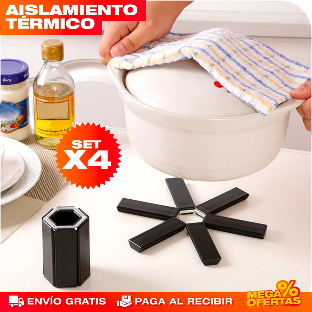 SET X4 REPOSA OLLAS LUXURY