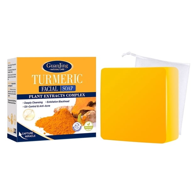Jabón Artesanal de Curcuma Orgánica de 100g