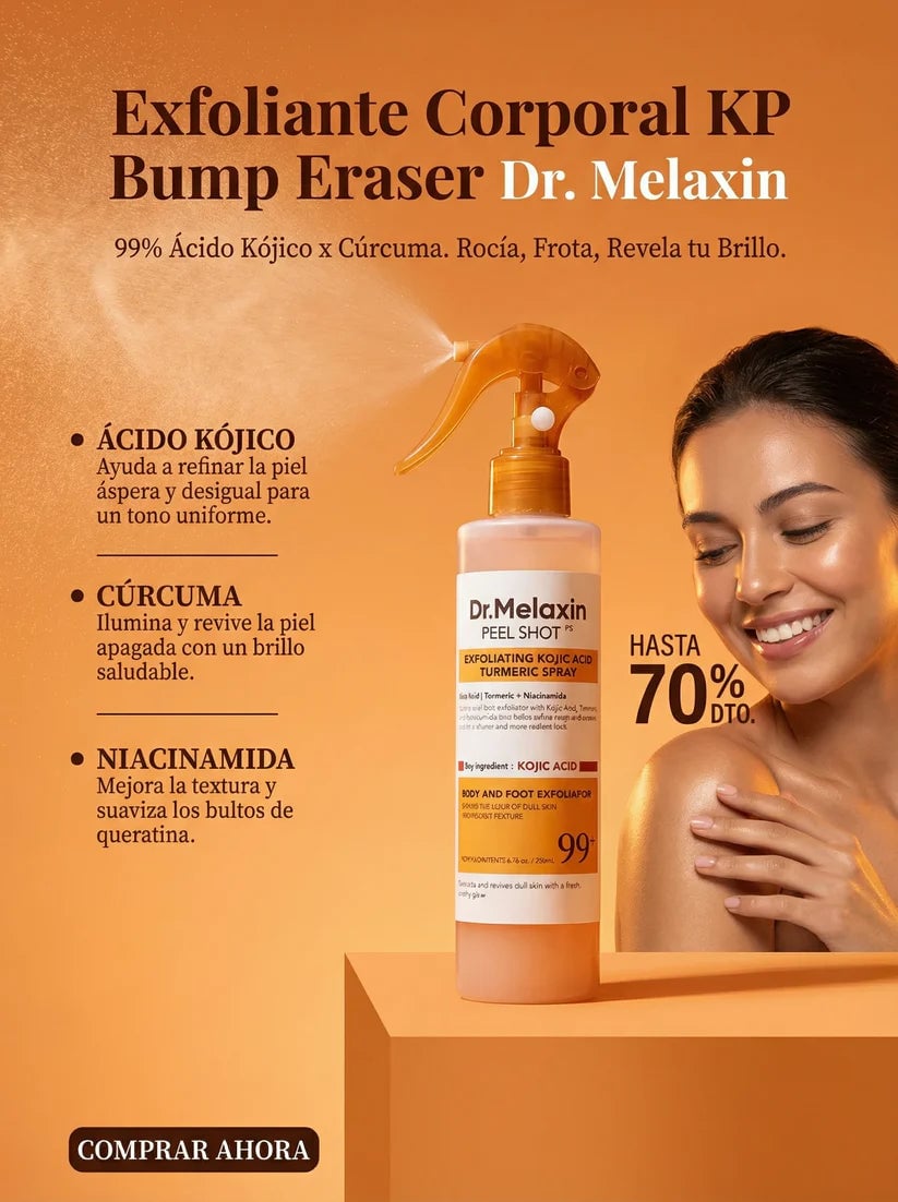 Dr. Melaxin Peel Shot™ Exfoliante Corporal Ácido Kójico y Cúrcuma