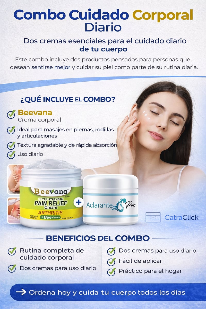 Combo Cuidado Corporal Diario ✨ + Envio Gratis