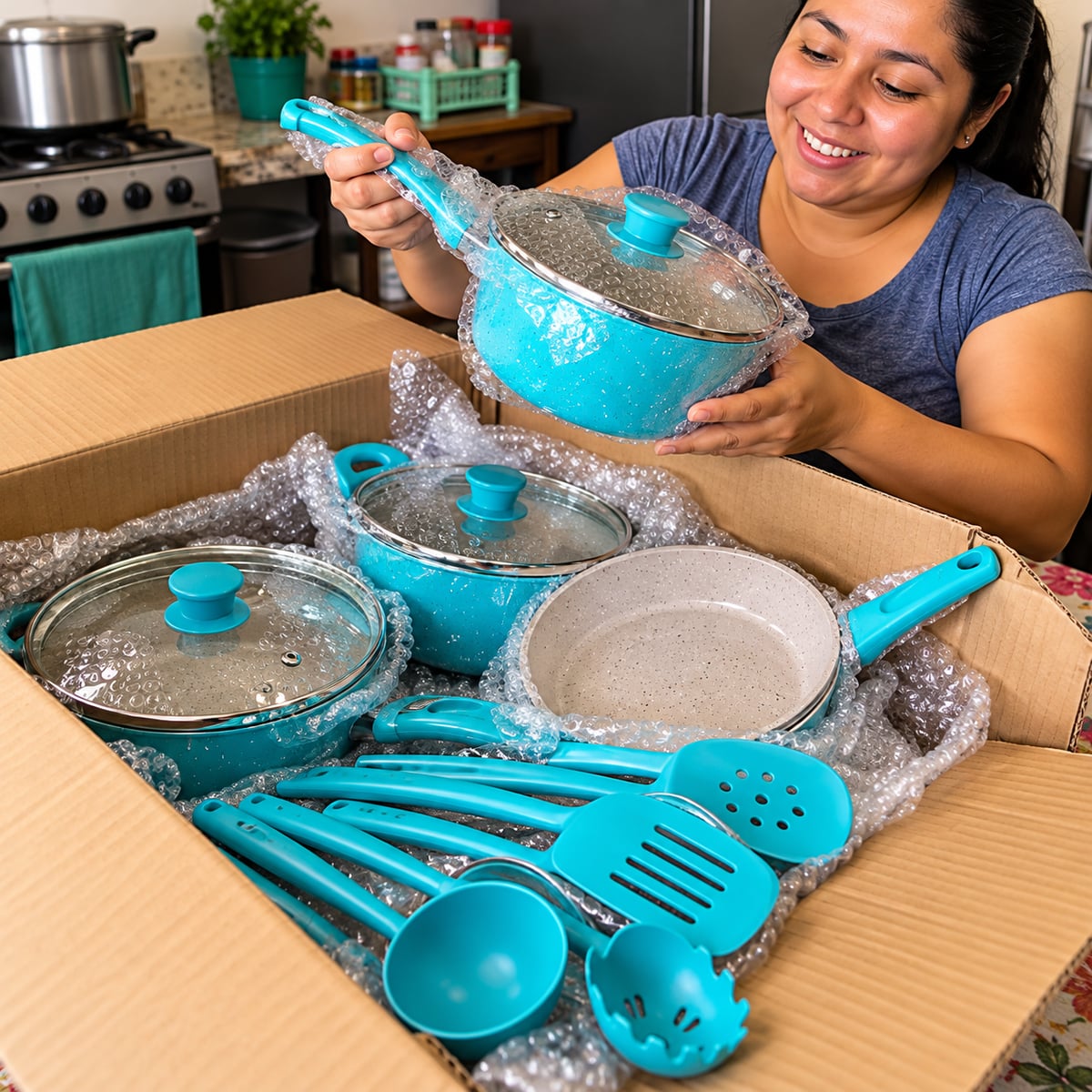 Set de Ollas 13 Piezas - Todo lo que necesitas en tu cocina 🌟- Envío Gratis 🚚