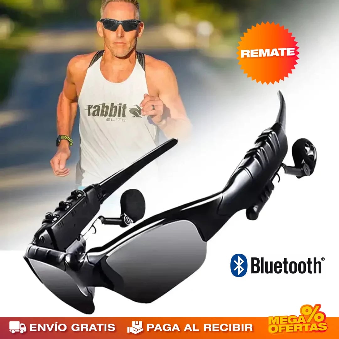 Gafas Deportivas Inalámbricas Bluetooth con Polarización – Escucha Música con la Vista Protegida
