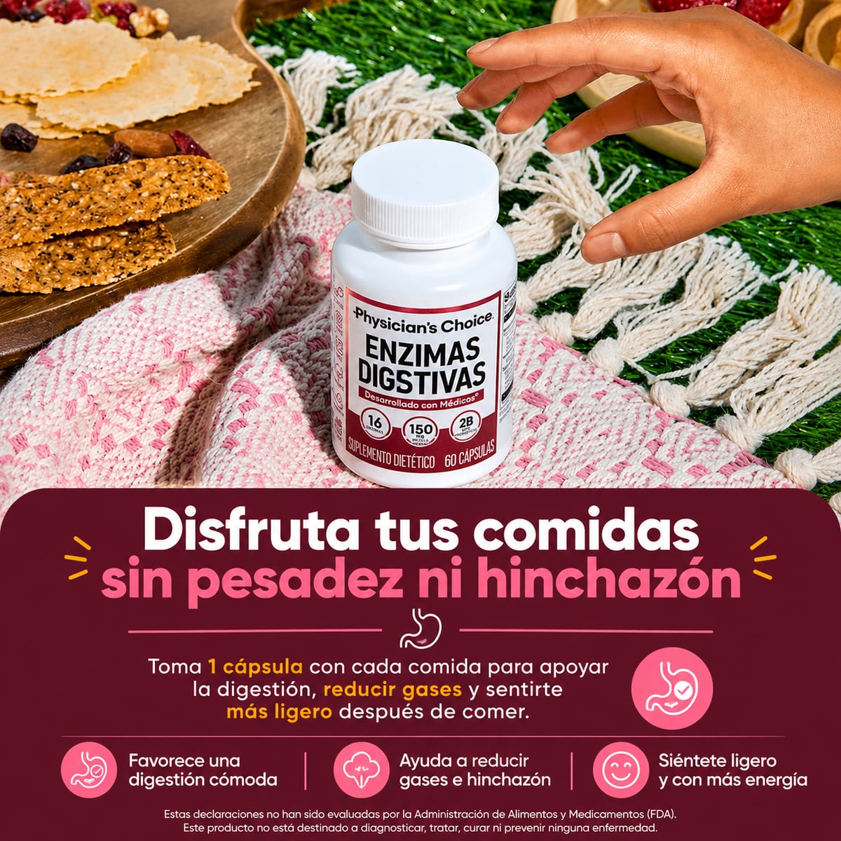 Enzimas Digestivas con Probióticos+ Envio Gratis