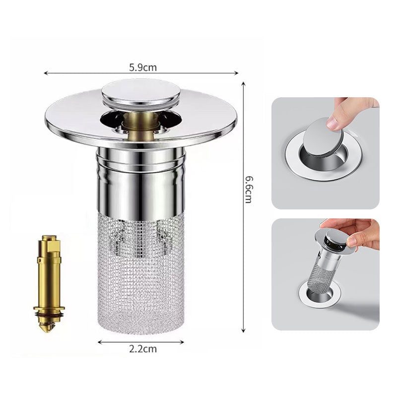 Tapón Filtro de Drenaje para Baño 🧼 + Envío Gratis
