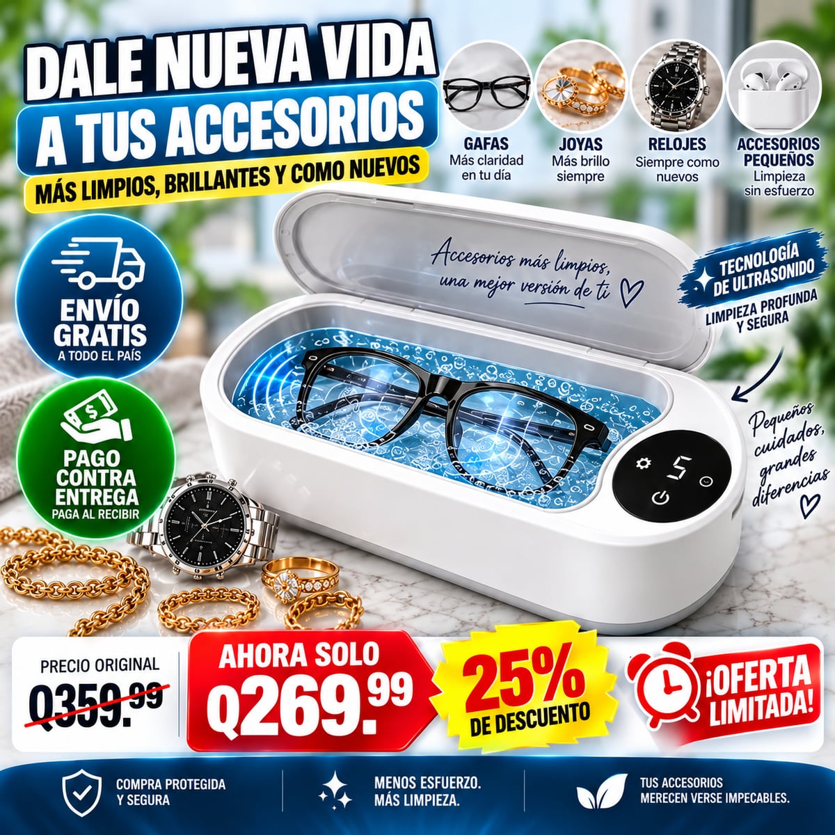Limpiador Multifuncional para Gafas y Accesorios