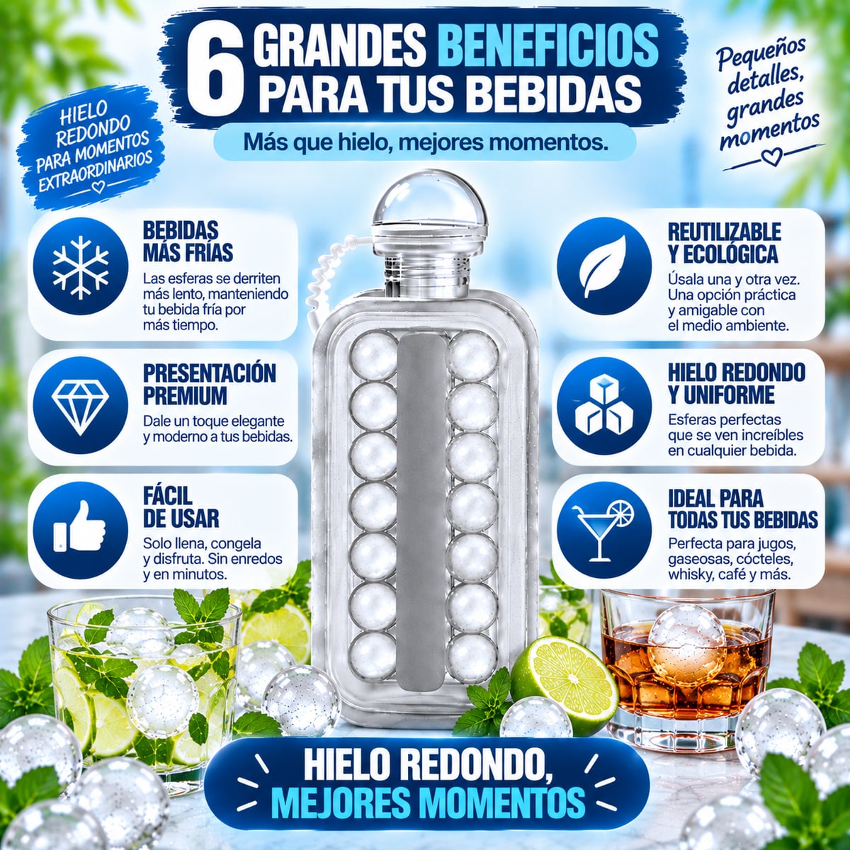 MOLDE PARA HACER HIELO 🧊 ICE MAKING BOTTEL 🥶