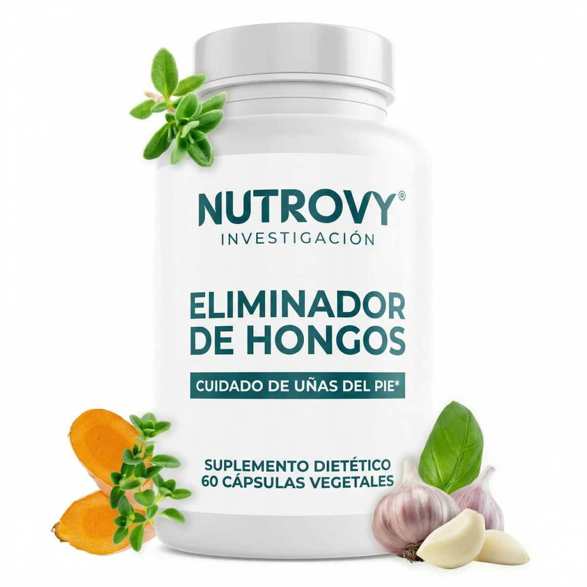 NUTROVY / FUNGUS - Elimina los Hongos de las Uñas y los Pies — Desde adentro hacia afuera + ENVIO GRATIS