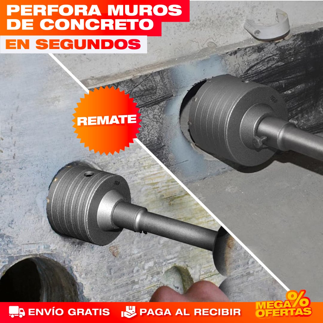 SET 5 PIEZAS BROCAS DE SIERRA PARA CONCRETO