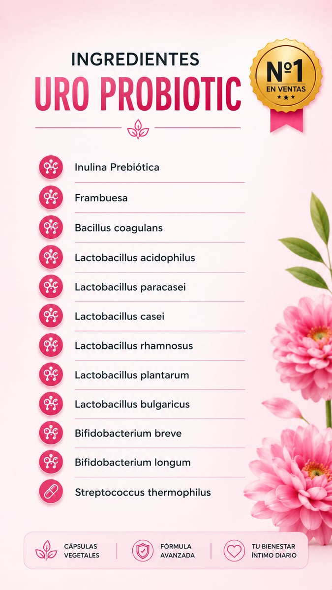 🌸URO Probióticos Original - Salud íntima Femenina 🌸
