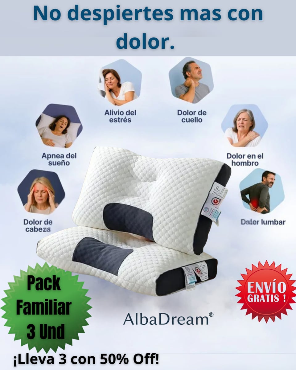 Almohada Cervical Ergonómica - El Secreto para un descanso saludable
