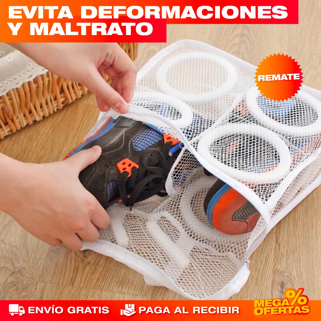 BOLSA PARA LAVAR ZAPATOS 3D