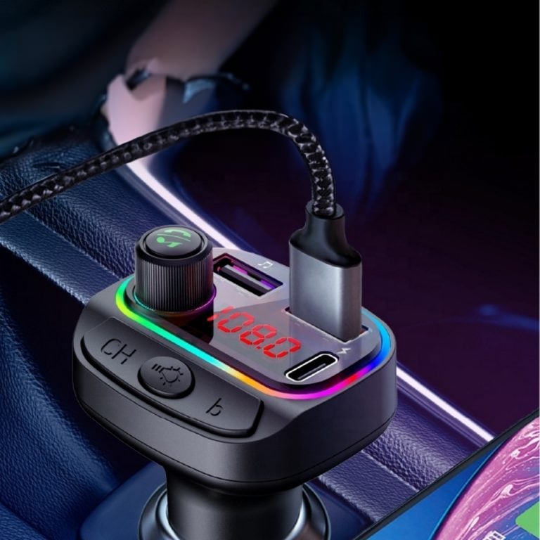 Transmisor Bluetooth y Cargador Tipo C - USB Carga rápida ✨