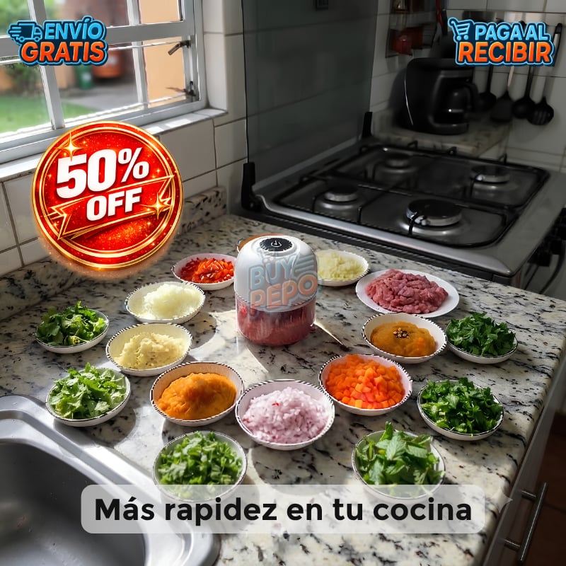 ULTIMAS UNIDADES - ChopMaster™ ⚡ - Picador eléctrico portátil + ENVÍO GRATIS