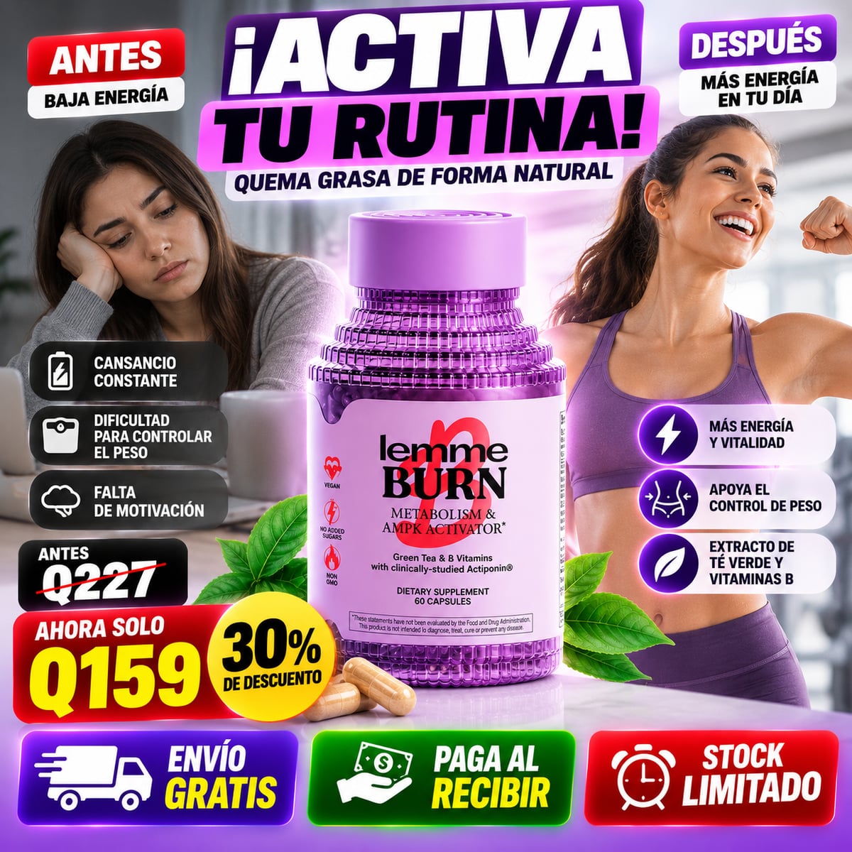 🔥 Lemme Burn | Más Energía, Menos Grasa 💪 - PRESENTACIÓN ORIGINAL🤩