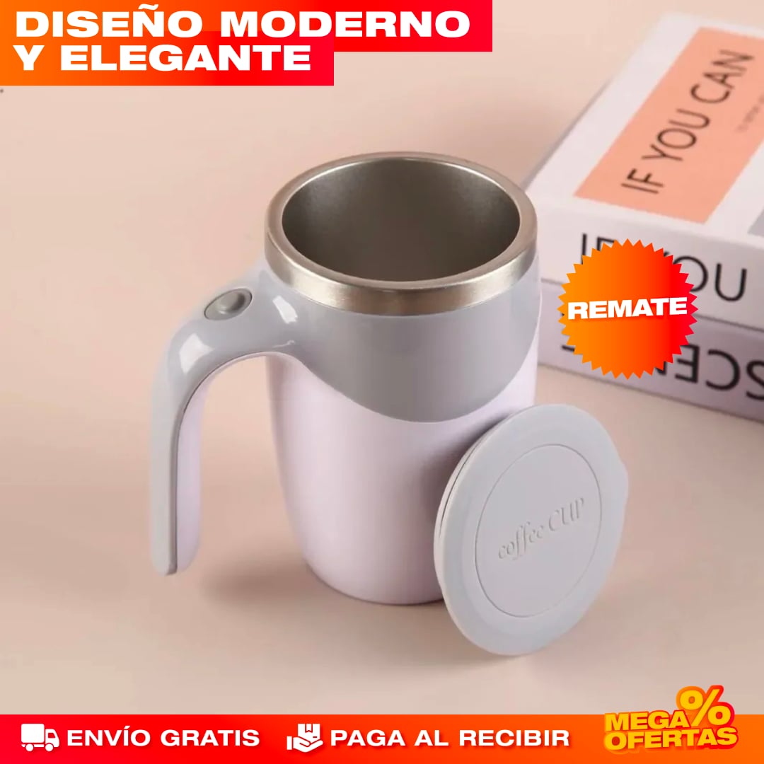 MUG DE CAFÉ PREMIÚM AGITACIÓN AUTOMÁTICO