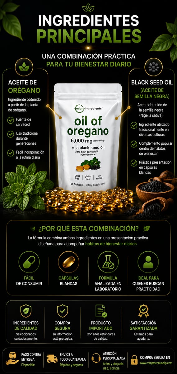 Aceite De Oregano Gel  Suave + ENVIO GRATIS