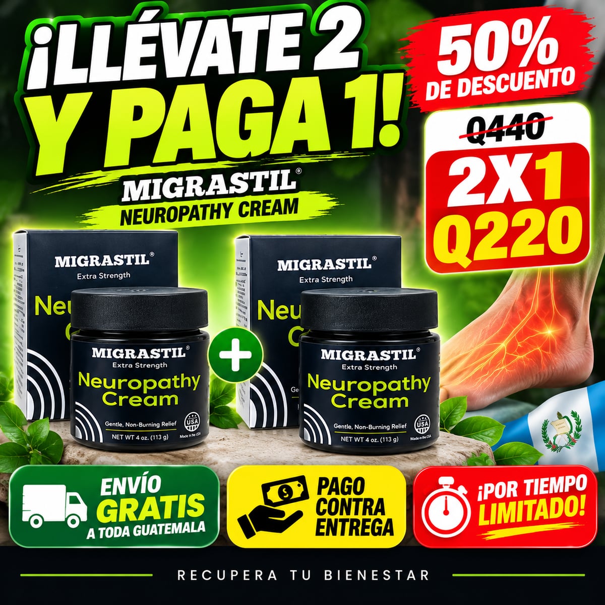 2x1 - Neuropathy™ Migrastil (Para el dolor Nervioso)