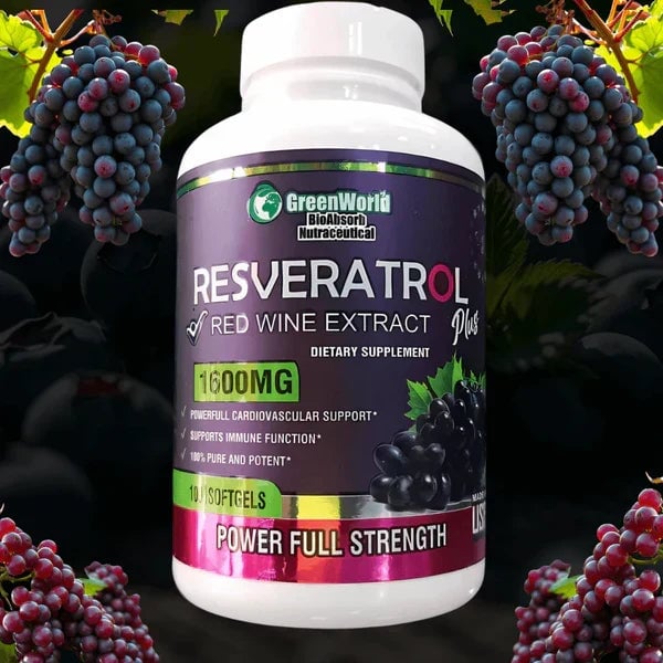 RESVERATROL-PLUS 100% ORIGINAL IMPORTADO 🇺🇲