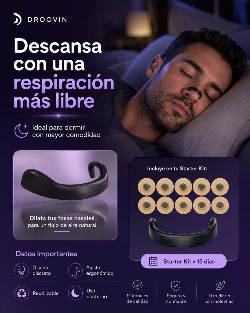 Dilatador Nasal Magnético – Respira Mejor, Descansa Mejor