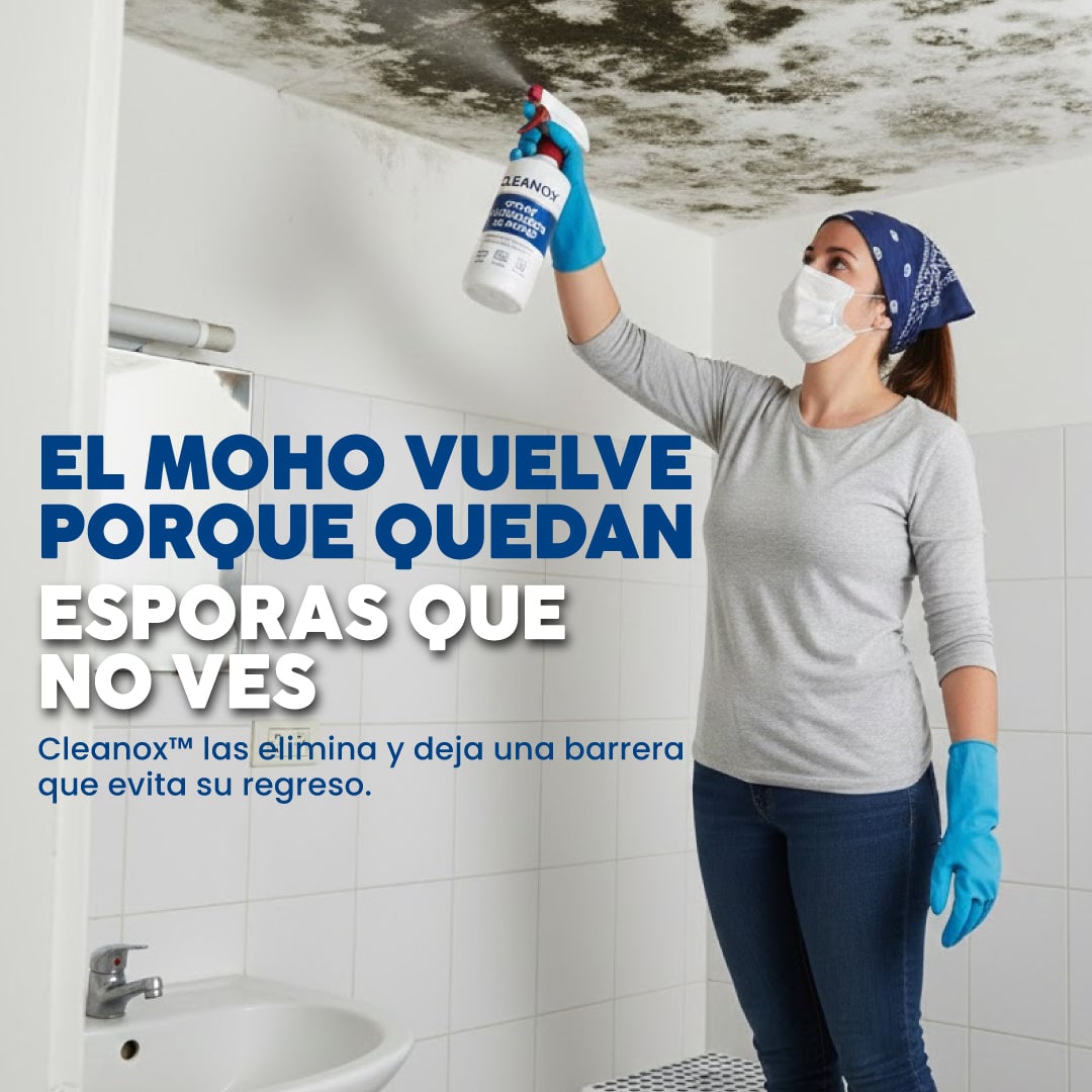 Spray removedor de moho y hongos - Cleanox™ + ENVIO GRATIS 🇬🇹