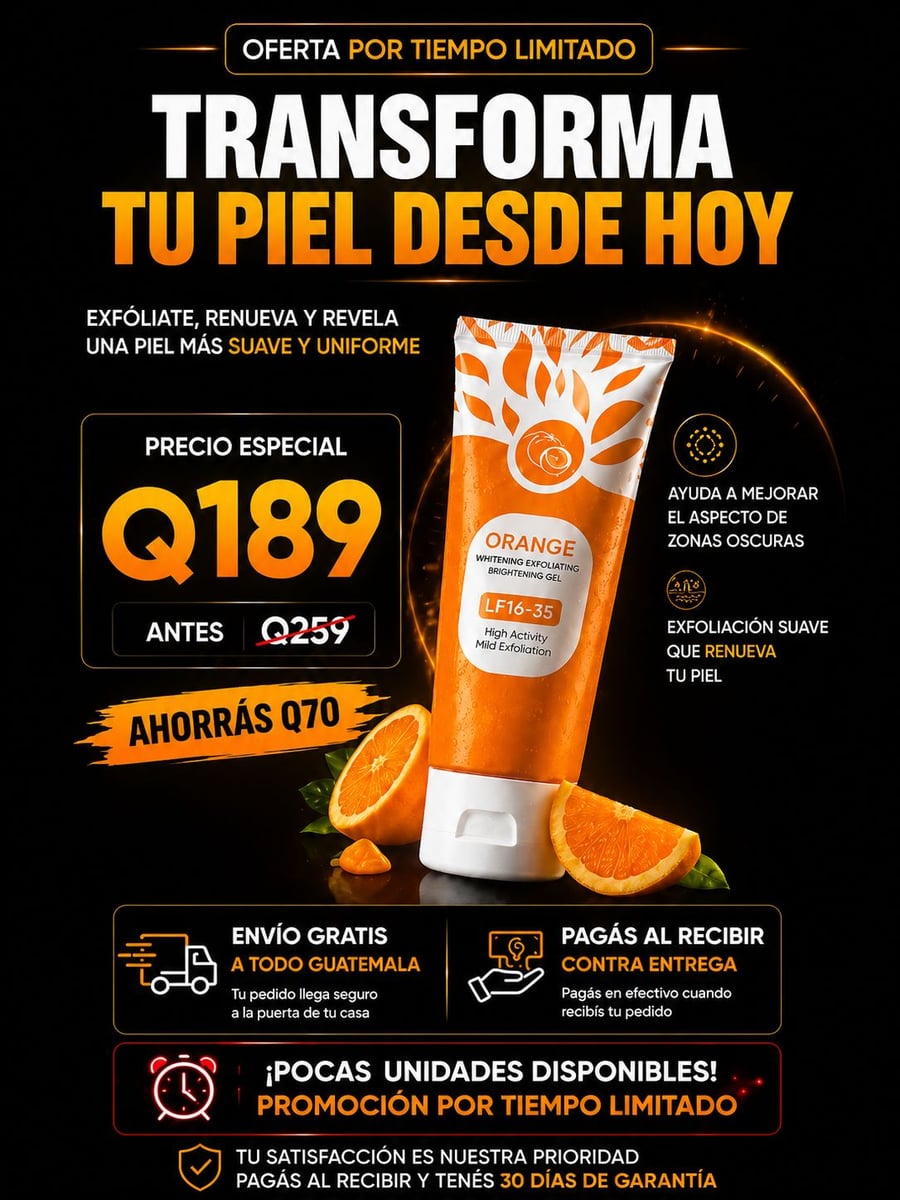 Gel Exfoliante™ Saca lo sucio de tu piel