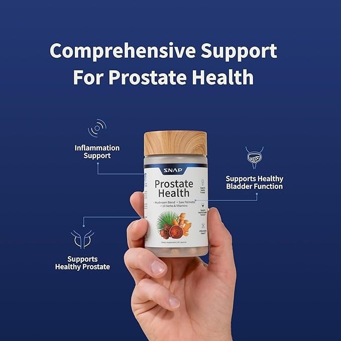 Prostate Health™ – Fórmula Natural para la Salud de la Próstata, Vejiga y Vitalidad Masculina (60 Cápsulas) + ENVIO GRATIS 🎁
