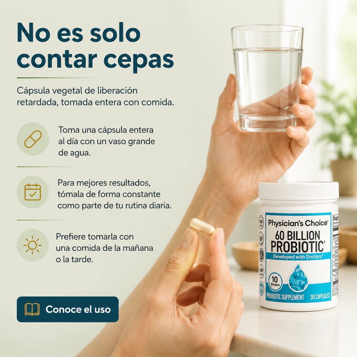 60 Billions Probiotics - Apoyo digestivo
