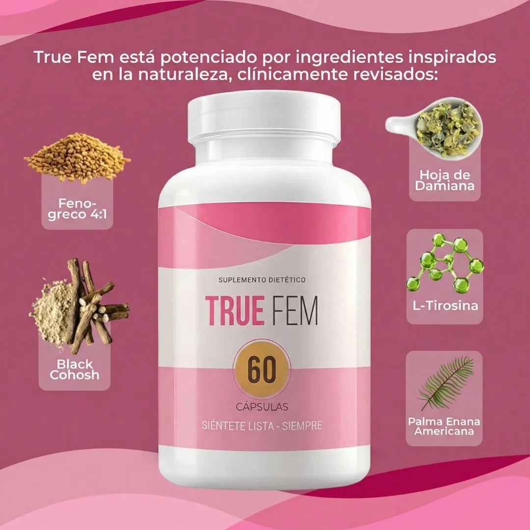 True Fem | Bienestar y salud femenina + Envio Gratis