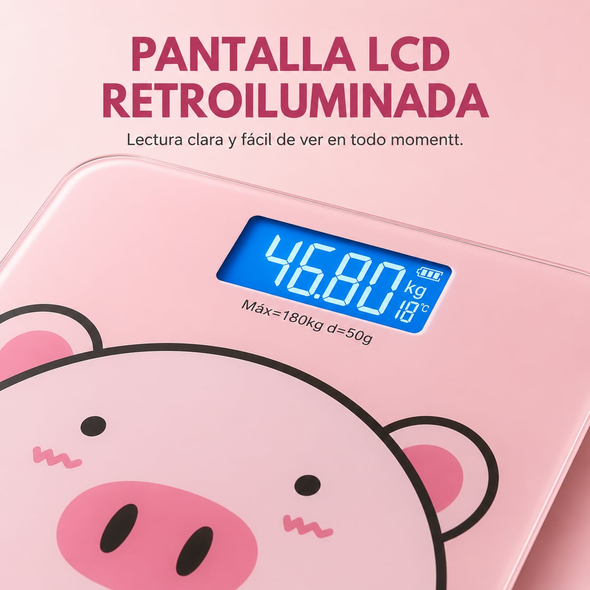 Peso Feliz™ – Balanza Digital de Cerdito